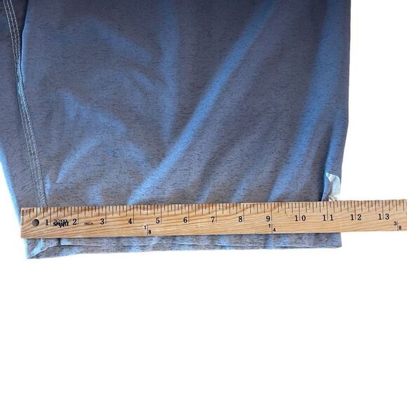 Hurley Board Shorts Mens Size 38 Gray and Black Colorblock Grunge Swimwear - Picture 7 of 7